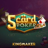 5 Card Poker on desk gaming