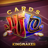 Cards Hi Lo on desk gaming
